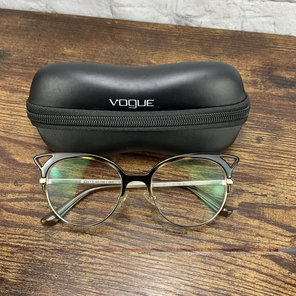 Vogue Adult Eyeglasses Frame 50-18-135‎ Tortoise Cat Eye 5138 W656